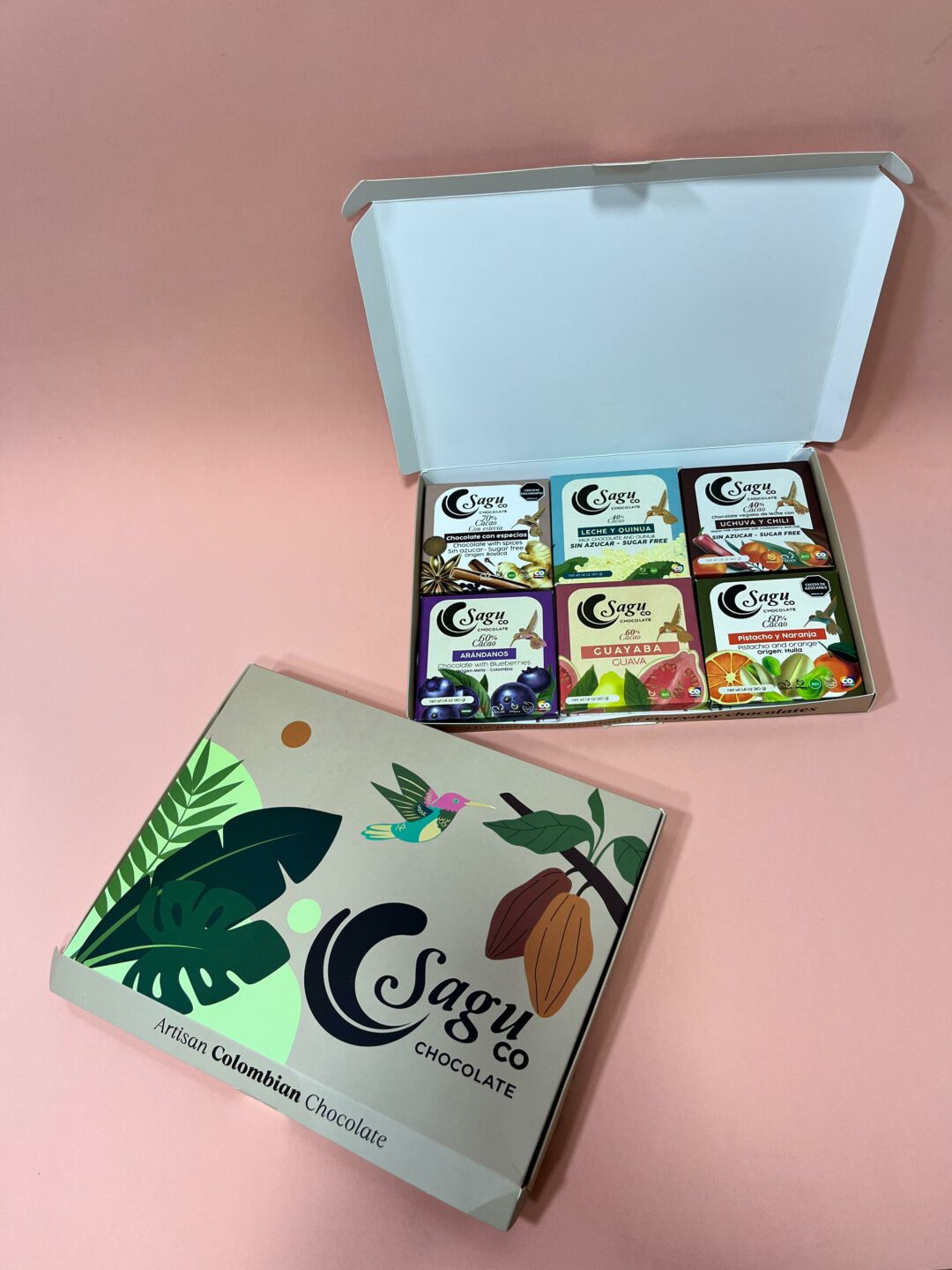 Caja Premium de 6 Chocolatinas de 40 g – ¡El Regalo Perfecto para Sorprender!